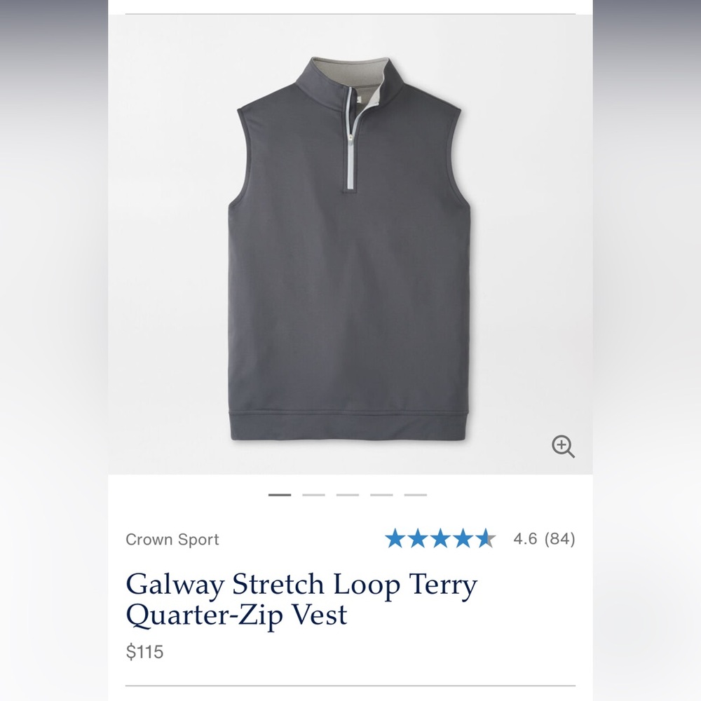 Peter millar hallway stretch terry vest